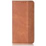 Mobigear Sensation Housse TCL 30E Etui Porte-Monnaie - Cognac
