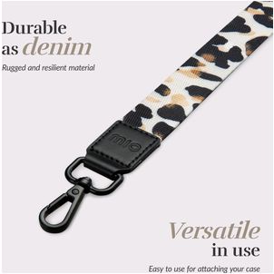 MIO Lanyard - Cordon de téléphone universel ajustable - Leopard
