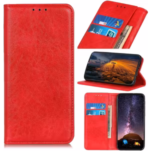 Mobigear Classic Elegance Housse iPhone 12 Mini Etui Porte-Monnaie - Rouge