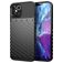 Mobigear Groove Coque iPhone 12 Pro Max Coque arrière en TPU Souple - Noir