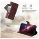 Mobigear Zipper Housse iPhone Air Etui Porte-Monnaie - Marron