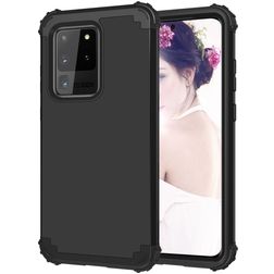 Mobigear Ultra Tough Samsung Galaxy S20 Ultra Plastique rigide Coque arrière Antichoc - Noir
