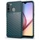 Mobigear Groove Coque Samsung Galaxy A21 Coque arrière en TPU Souple - Vert
