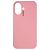 Nudient Base Coque iPhone 16 Plus Coque arrière en Silicone - Baby Pink