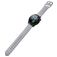 Mobigear Bumpy Bracelet Silicone Smartwatch Fermeture boucle ardillon - Connexion universelle de 20 mm - Gris