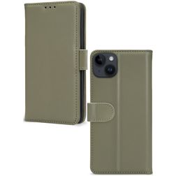 Mobilize Premium Gelly Wallet Housse iPhone 14 Plus Etui Porte-Monnaie - Vert