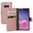 Mobiparts Saffiano Wallet Housse Samsung Galaxy S10e Etui Porte-Monnaie - Rose