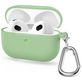 Mobigear Classic Coque Apple AirPods 3 Coque en Silicone Souple - Menthe