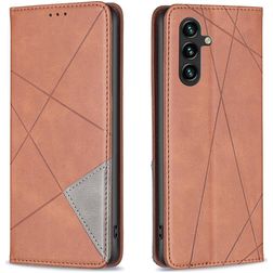 Mobigear Rhombus Slim Samsung Galaxy S25 FE Étui - Marron