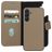 Mobiparts Samsung Galaxy A25 Coque Cuir véritable Étui 2en1 avec coque amovible Portefeuille - Taupe