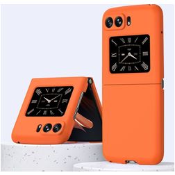 Mobigear Colors Motorola Razr (2022) Plastique rigide Coque arrière - Orange