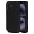 Mobiparts Coque iPhone 16 Coque arrière en Silicone - Noir