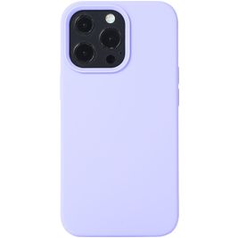 Mobigear Rubber Touch Coque iPhone 14 Pro Max Coque arrière en Silicone - Violet