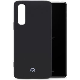 Mobilize Rubber Gelly Coque Sony Xperia 1 III Coque arrière en TPU Souple - Matt Black
