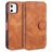 Mobigear Retro Housse iPhone 11 Etui Porte-Monnaie - Cognac