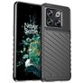 Mobigear Groove Coque OnePlus 10T Coque arrière en TPU Souple - Noir
