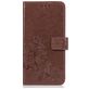 Mobigear Clover Housse Samsung Galaxy A7 (2018) Etui Porte-Monnaie - Marron