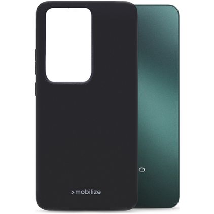 Mobilize Rubber Gelly OPPO A12 TPU souple Coque arrière - Matt Black