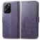 Mobigear Clover Housse POCO X5 Pro Etui Porte-Monnaie - Violet