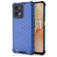 Mobigear Honeycomb Coque Realme C31 Coque arrière Rigide Anti-Chocs - Bleu