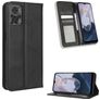Mobigear Sensation Housse Motorola Moto E22i Etui Porte-Monnaie - Noir