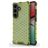 Mobigear Honeycomb Coque Samsung Galaxy S26 Coque arrière Rigide Anti-Chocs - Vert