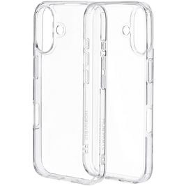 Mobiparts Classic Hardcover Coque Transparente iPhone 16 Coque arrière Rigide - Transparent