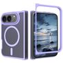 Mobigear Shockproof Coque iPhone Duo MagSafe Coque arrière Rigide - Violet