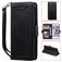 Mobigear Two Tone Housse iPhone SE (2022) Etui Porte-Monnaie - Noir