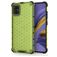 Mobigear Honeycomb Coque Samsung Galaxy A51 Coque arrière Rigide Anti-Chocs - Vert