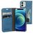 Mobiparts Classic Wallet iPhone 12 Mini Étui Portefeuille - Steel Blue
