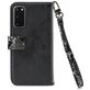 Mobilize Gelly Zipper Samsung Galaxy S20 Détachable 2in1 Pochette - Noir