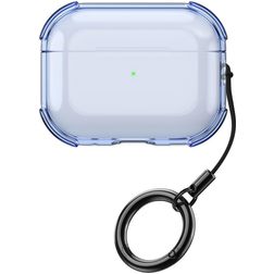 Mobigear Crystal Clip Coque TPU souple pour Apple AirPods Pro 3 - Bleu