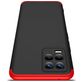Mobigear TriGuard Coque Realme 8 Coque arrière Rigide - Noir / Rouge