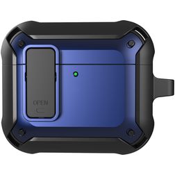 Mobigear Bumblebee Coque rigide pour Apple AirPods 4 - Bleu marine