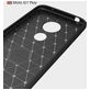 Mobigear Brushed Slim Coque Motorola Moto G7 Play Coque arrière en TPU Souple - Rouge