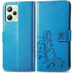 Mobigear Clover Realme C35 Étui Portefeuille - Bleu
