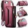 CaseMe C36 Housse iPhone 16e Etui Porte-Monnaie - Rouge