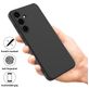 Mobigear Rubber Touch Coque Samsung Galaxy S25 FE Coque arrière en Silicone - Noir