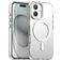 Mobigear Shockproof Coque iPhone 18 MagSafe Coque arrière Rigide - Blanc