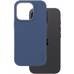 CARE by PanzerGlass Fashionable Coque iPhone 16 Pro MagSafe Coque arrière en Silicone - Bleu