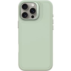 Decoded Stacks Coque iPhone 16 Pro Max MagSafe Coque arrière en Silicone - Mist Green