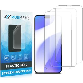 Mobigear iPhone 16 Plus Protection d'écran Film - Compatible Coque (Lot de 3)