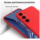 Mobigear Rubber Touch Coque Samsung Galaxy S25 FE Coque arrière en Silicone - Rouge