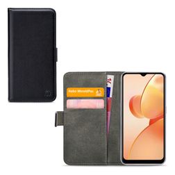 Mobilize Classic Gelly Wallet Housse Realme C31 Etui Porte-Monnaie - Noir