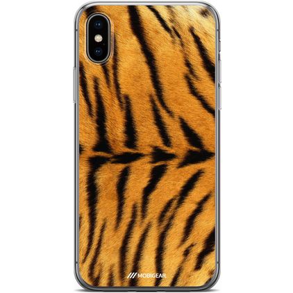 Mobigear Design Coque iPhone XS Max Coque arrière en TPU Souple - Tigre