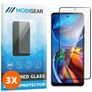 Mobigear Premium Motorola Moto E32 Verre trempé Protection d'écran - Compatible Coque - Noir (Lot de 3)