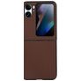 Mobigear Excellent Coque OPPO Find N2 Flip Coque arrière Rigide - Marron