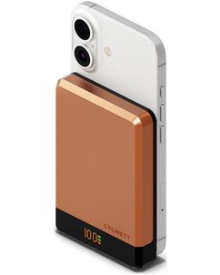 Cygnett MagSlim - Batterie externe Simple USB-C 10.000 mAh 15W - Compatible MagSafe - Copper