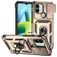 Mobigear Armor Ring Cam Slide Coque Xiaomi Redmi A1 4G Coque arrière Rigide Anti-Chocs avec Anneau-Support et Protecteur Lentilles - Or
